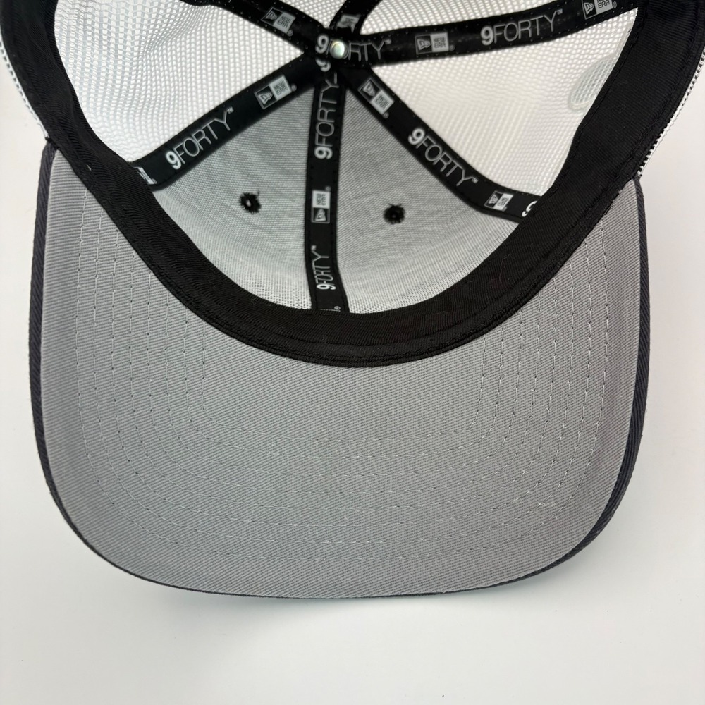 Philadelphia Eagles New Era 9FORTY Super Bowl LVII Snap Back Hat Black White - Picture 7 of 7